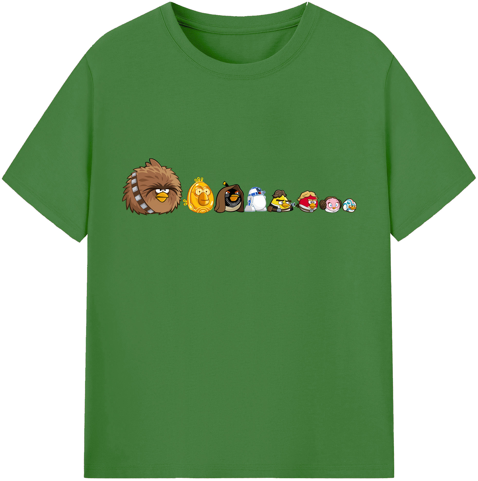 （画像用） Angry Birds アングリーバード レディースカジュアルプリントTシャツ（綿100％）